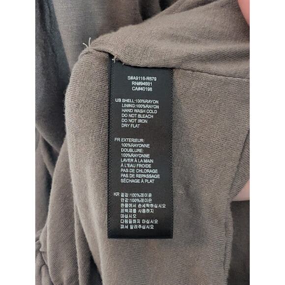 One Clothing, one shoulder olive green tank with ruffle size XS - Picture 5 of 7